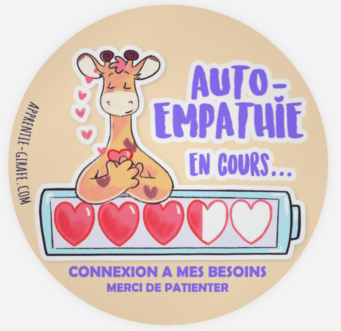 autocollant auto empathie