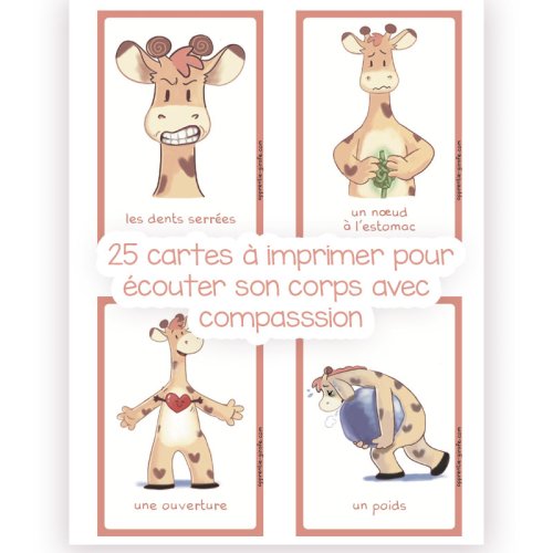 25 Cartes Sensations Corporelles à imprimer – Image 2