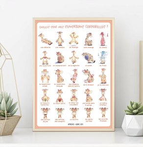 Affiche 25 Sensations Corporelles
