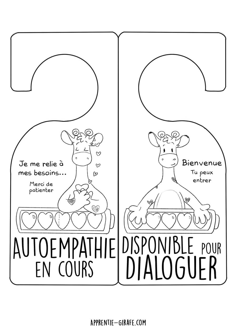 Ressources gratuites Apprentie Girafe